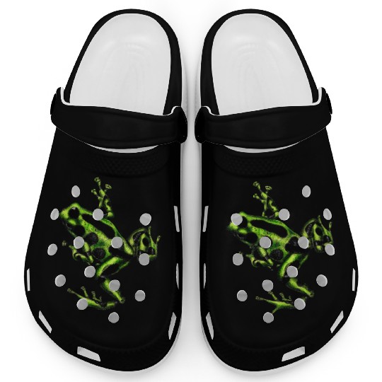 Green poison dart frog Clogs