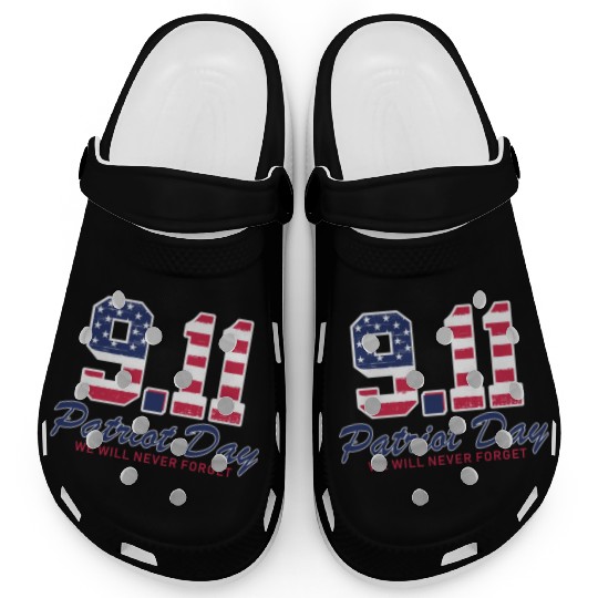 Patriot Day Never Forget 9 11 Anniversary Clogs