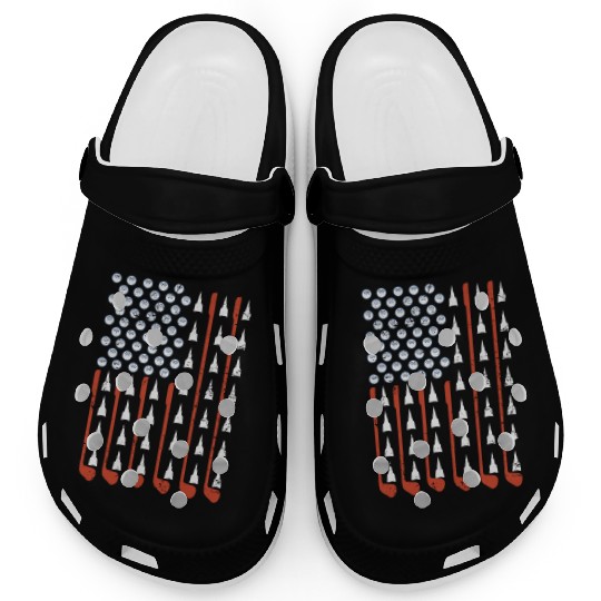 Patriotic Golf American 4th of July Golf Clubs Clogs