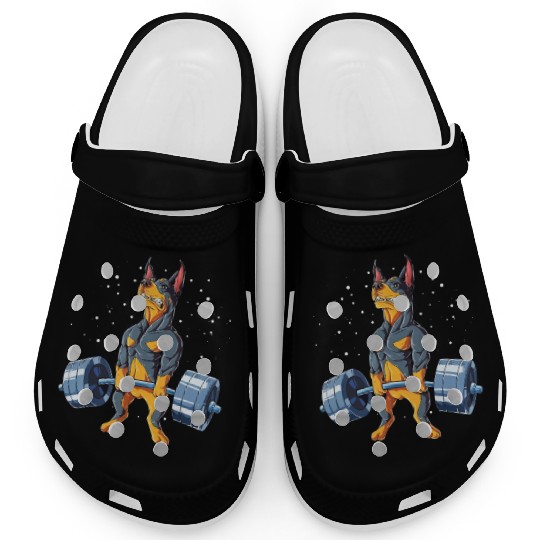 Doberman Weightlifting Gym Clogs