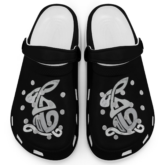 Celtic Symbols Bunny Celtic Knot Gift Idea Clogs