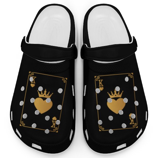 King of Hearts King Queen Couple Halloween Costume Clogs