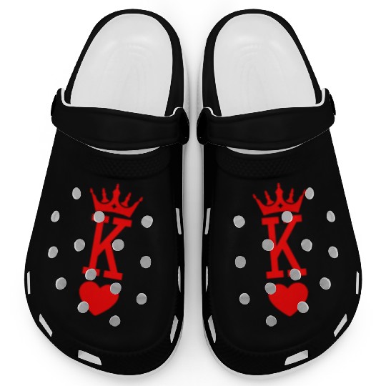 King of Hearts King Queen Couple Halloween Costume Clogs