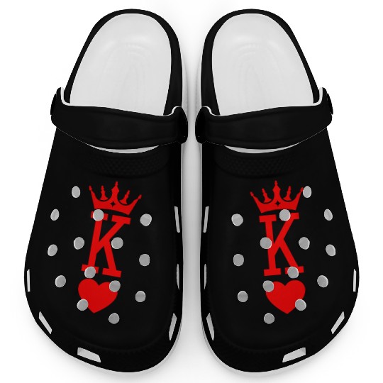 King of Hearts King Queen Couple Halloween Costume Clogs