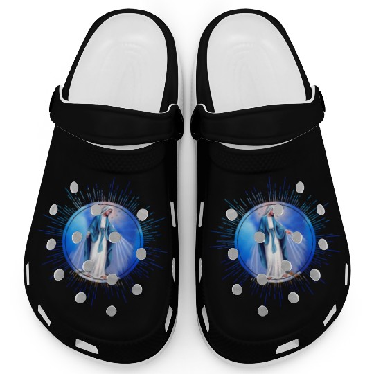 Virgin mary madonna maria ave maria catholic bibel Clogs