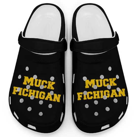 Muck Fichigan Longsleeve Clogs Funny Michigan Clogs