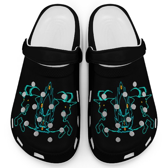 black goat Clogs