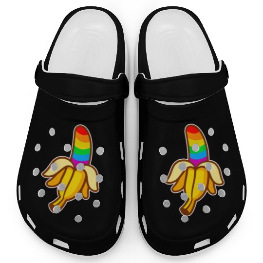 LGBT gay heart homosexuality Clogs