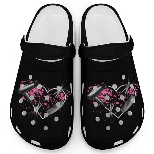 I Love My Job Hairstylist Hairdresser Blower Clogs