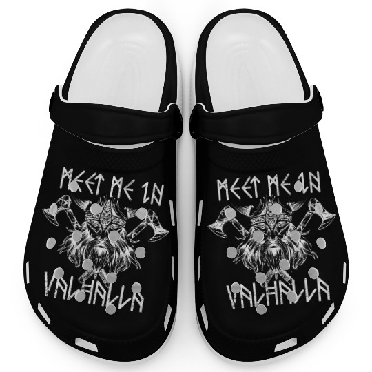 Meet Me In Valhalla Nordic Clogs Runes Vikings
