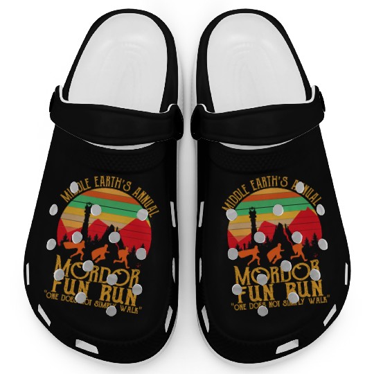 Mordor Fun Run One läuft nicht einfach Vintage Clogs