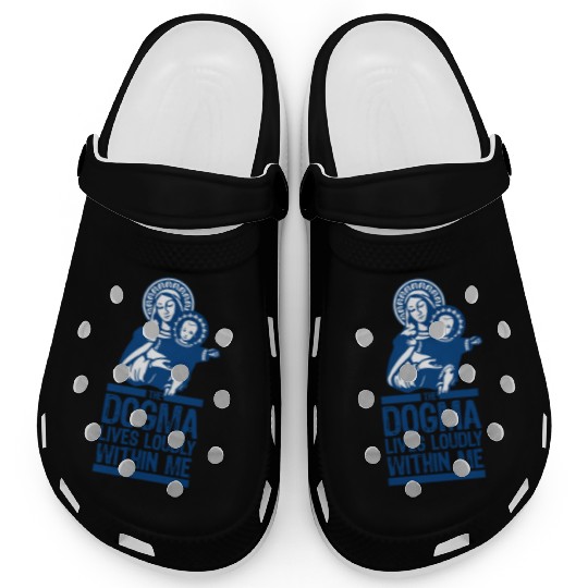 Dogma Lives Loudly Within Mary the Madonna Essenti Clogs