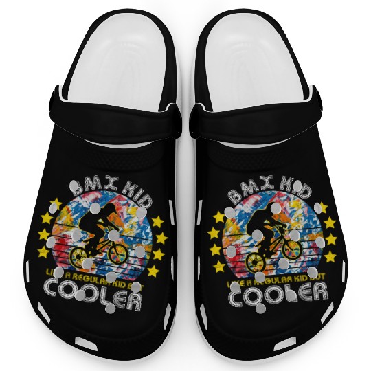 BMX Kid Funny BMX Trick Freestyle Bike Rider Gift Clogs