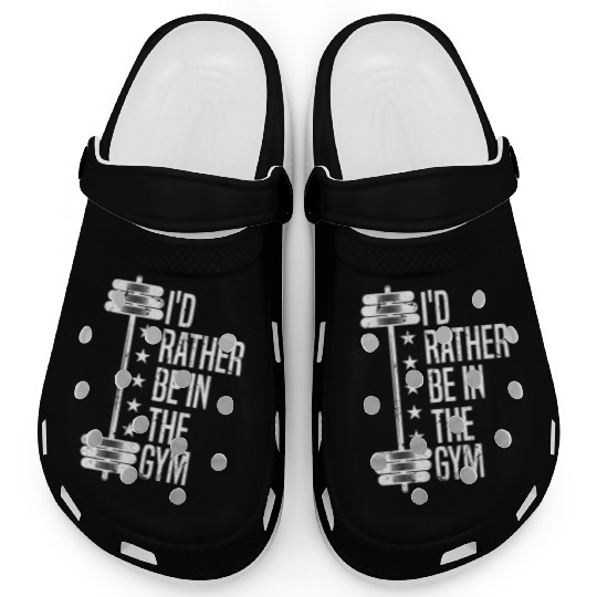 Fitness bodybuilding - I'd rather be in the gym Clogs