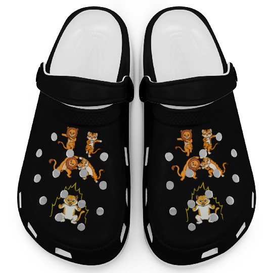 Anime Manga Fusion Tiger Lion Liger Cat Clogs