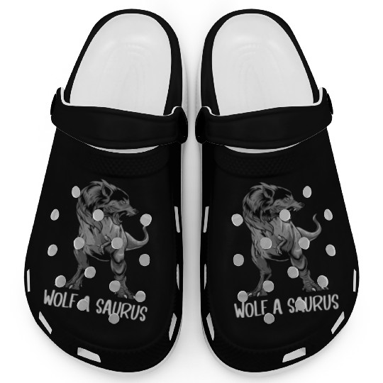 Wolf Wolves Clogs