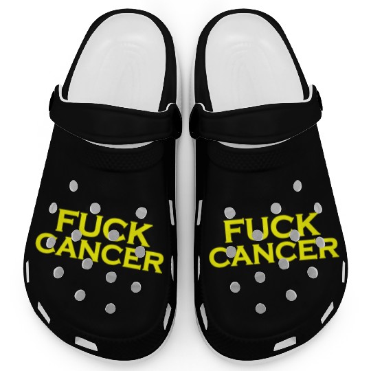 Fuck cancer Clogs