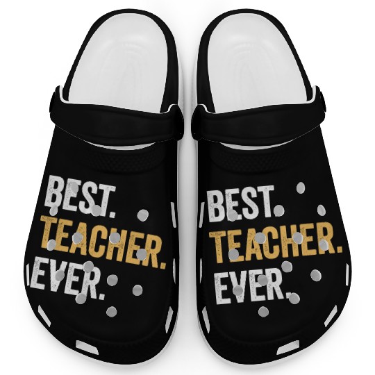 Best Teacher Ever Gift for Teacher Family Party Clogs