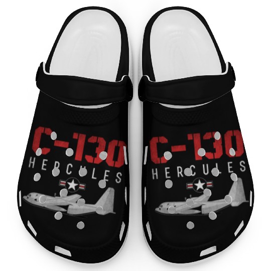 C 130 Hercules US Airborne Fighter Pilot Clogs