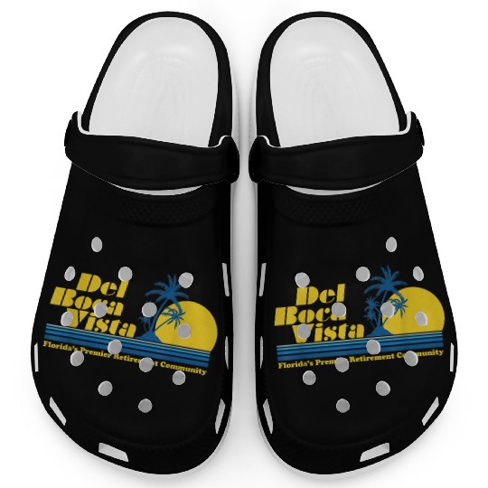 Del Boca Vista Retirement Community Funny No 2376 Clogs