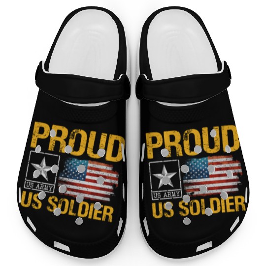 Proud Army Son Army Mom US Army Memorial Day Clogs