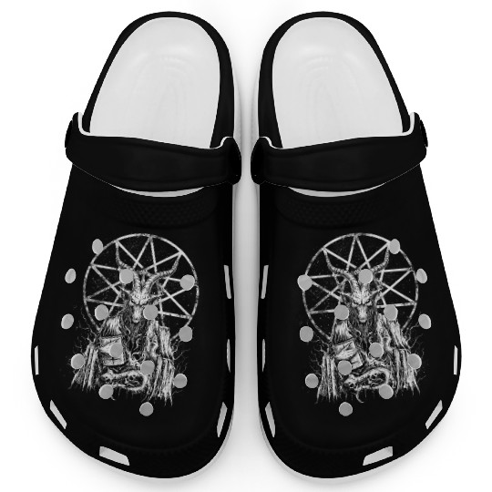 Demonic Baphomet Goat Clogs