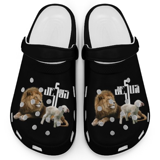 Jesus is Lion and Lamb Clogs