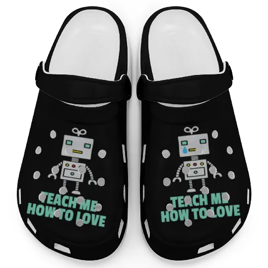 Funny Robot Robotics Clogs