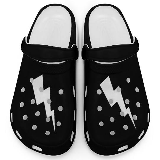 zeus lightening bolt Clogs