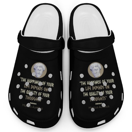 Stoicism Philosophy Marcus Aurelius Quote Clogs
