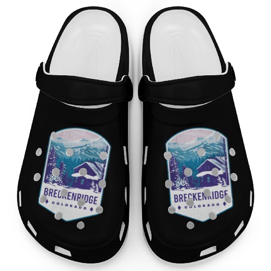 Breckenridge Colorado Ski Badge Clogs