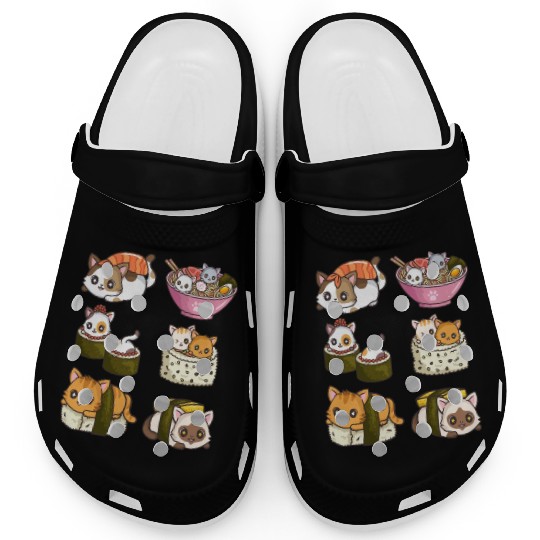 Sushi Cat Japanese Anime Clogs