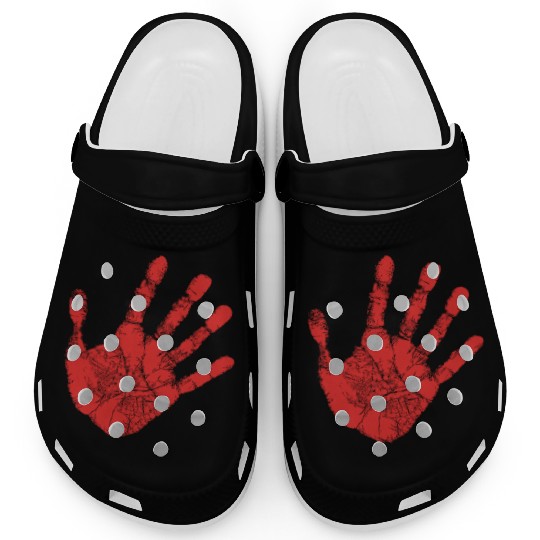 Red Hand - Supporter of MMIW Clogs