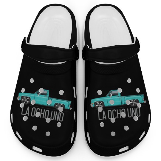 La Ocho Uno Light Turquoise Clogs