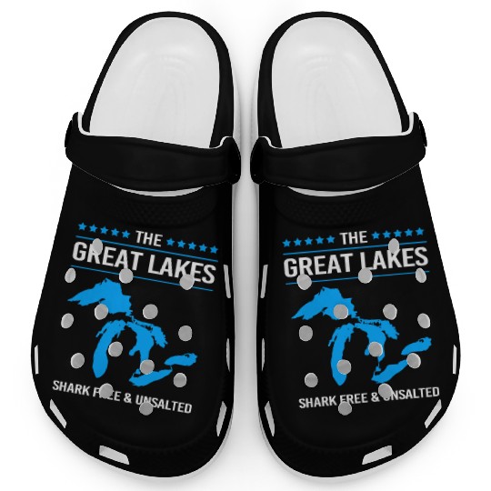 The Great Lakes Shark Free And Unsalted Clogs