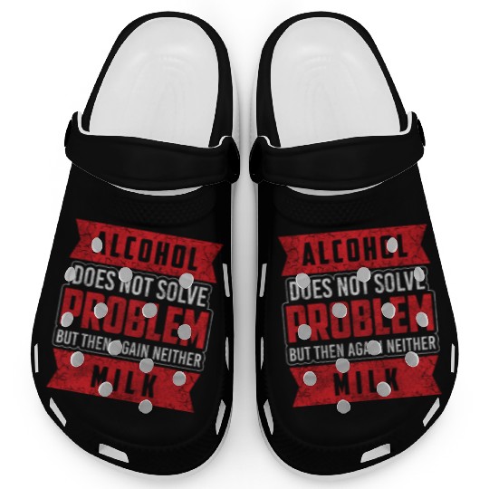 Alcohol Drunk Vodka Bachelor Clogs