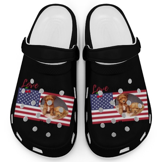 US flag Havanese puppies girls Clogs