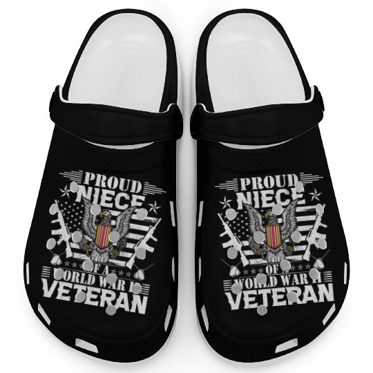 Proud Niece of a World War Il Veteran Clogs