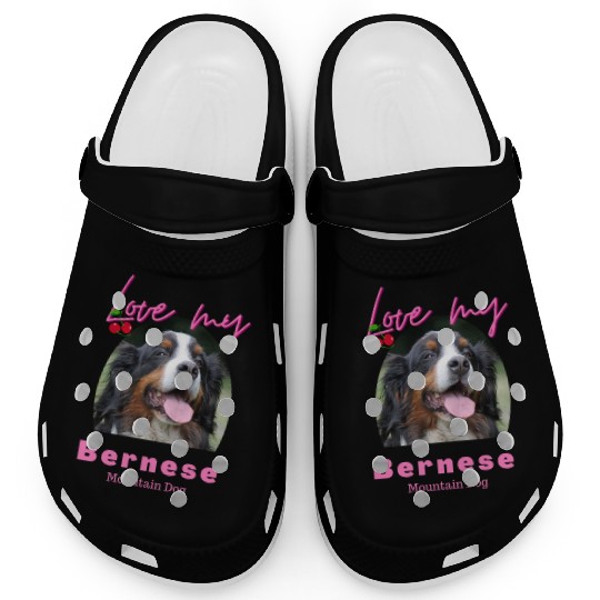 Love my Bernese Mountain Dog Girl Clogs
