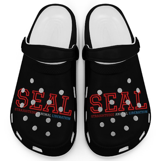 SEAL Straight Edge Animal Liberation | USA Colors Clogs