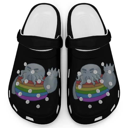 Jolly Pride Squid Friend Clogs