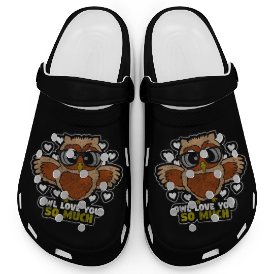 Owl Nature Birds Cute Clogs