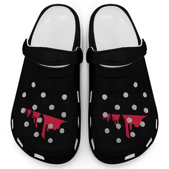 blood welcome shit Clogs