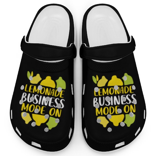 Lemonade Business Mode On Summer Fruit Lemon Clogs