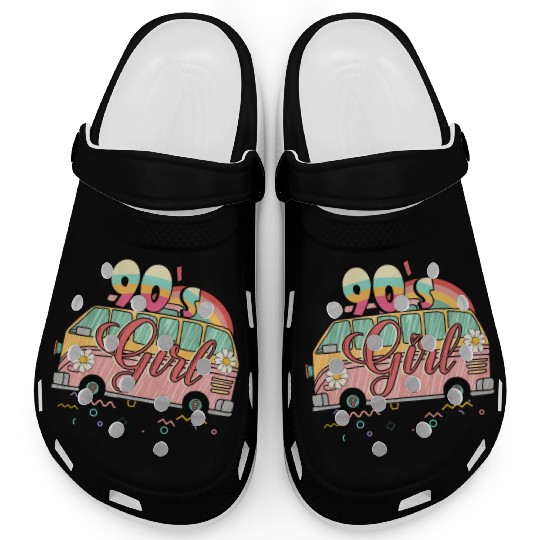 90 s girl sublimation Clogs