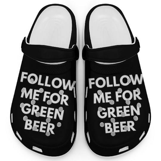 Follow me for Green Beer Clogs
