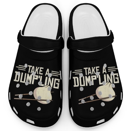 Dumpling Asian Food Chinese Food Fan Clogs