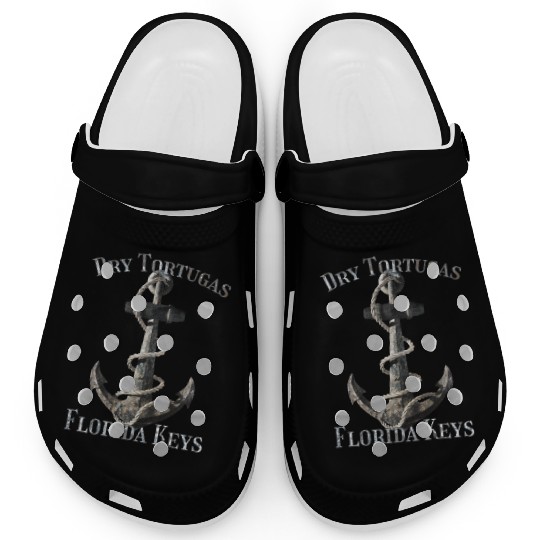 Dry Tortugas Florida Keys Vacation Nautical Anchor Clogs