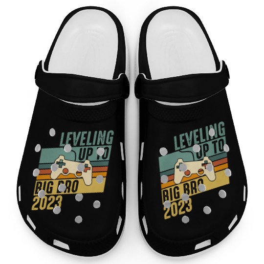 Level up Big Brother 2023 Baby Gamer Boy Baby Clogs