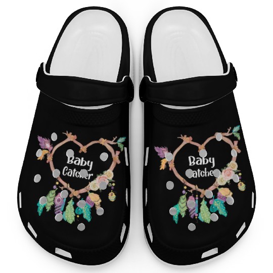 Baby Catcher Midwife Dreamcatcher Doula Clogs